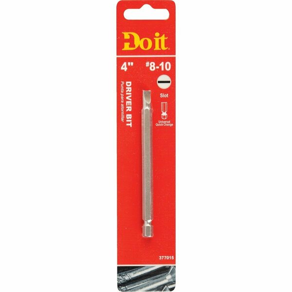 All-Source #8-10 Slotted 4 In. Power Screwdriver Bit 375911DB